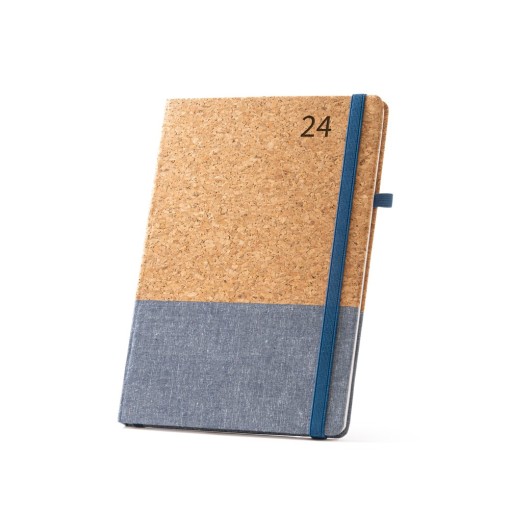 Agenda em cortiça e linho Personalizada para Brinde