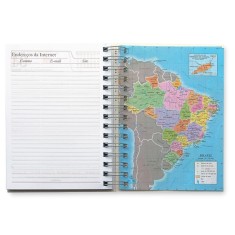 Agenda Diária 2024 Wire-o Capa em Pet Personalizada