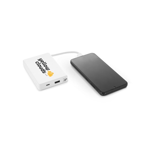 Bateria Portátil em ABS 100% Reciclado 10.000mAh Promocional