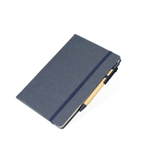 Caderneta Fibra de Arroz com Caneta Personalizada