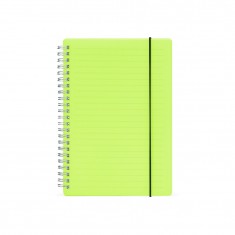 Caderno A5 Plástico Personalizado