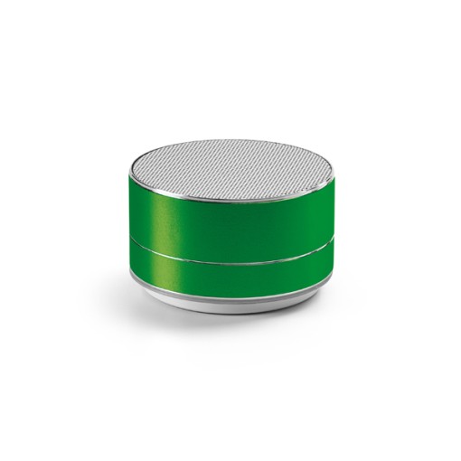 Caixa de Som Alumínio com Bluetooth e Microfone Personalizada