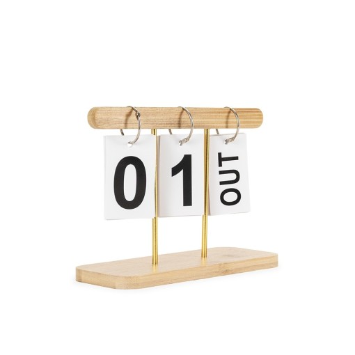 Calendário Permanente Bambu Personalizado