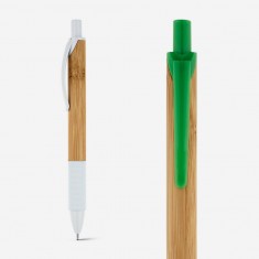 Caneta de Bambu Com Antideslizante Personalizada