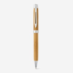 Caneta de Bambu Com Estojo Personalizada