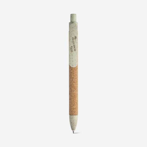Caneta de Cortiça e Fibra de Trigo Personalizada