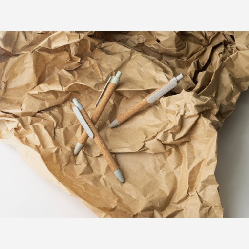 Caneta de Cortiça e Fibra de Trigo Personalizada