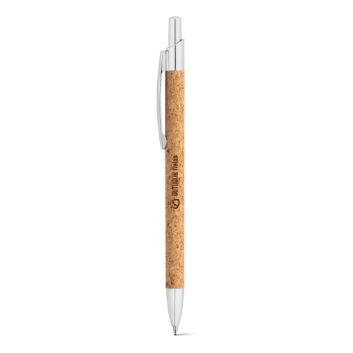 Caneta de Cortiça Personalizada Com Embalagem