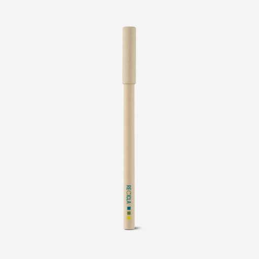 Caneta de Papel Kraft Com Tampa Personalizada