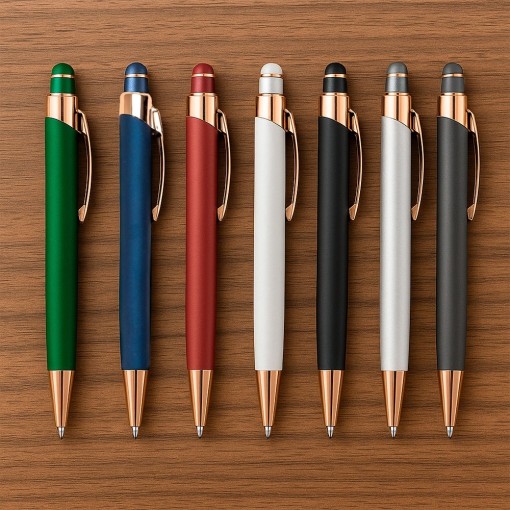 Caneta Esferográfica Touch em Metal Personalizada