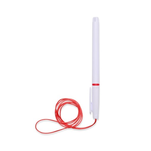 Caneta Plástica Com Cordão Personalizada