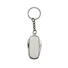 Chaveiro Canivete 4 Funções de Metal Personalizado Para Brindes