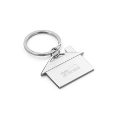 Chaveiro de Metal Formato Casa Personalizado