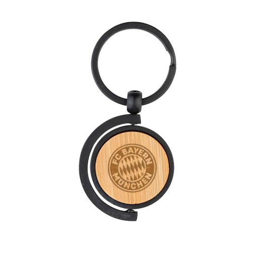 Chaveiro em Metal e Bambu Personalizado