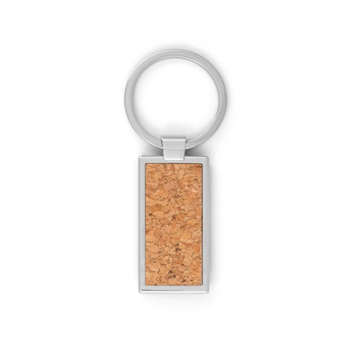 Chaveiro Metal e Cortiça Personalizado Para Brindes