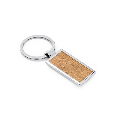 Chaveiro Metal e Cortiça Personalizado Para Brindes