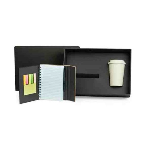 Kit Caderno, Caneta e Copo Personalizado