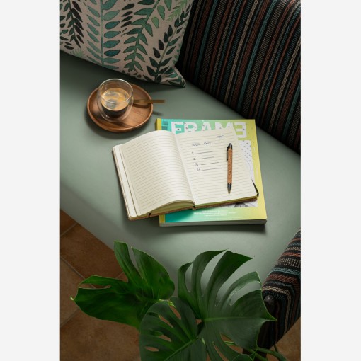 Kit Caderno Com Caneta Em Cortiça Personalizado