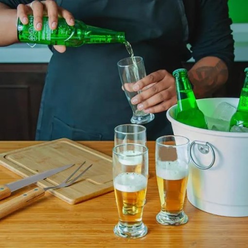 Kit Churrasco com Balde 9 Peças Personalizado 