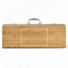 Kit Churrasco Com Maleta Bambu Personalizado