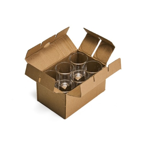 Kit Copo Vidro 50ml 6 Peças Personalizado 