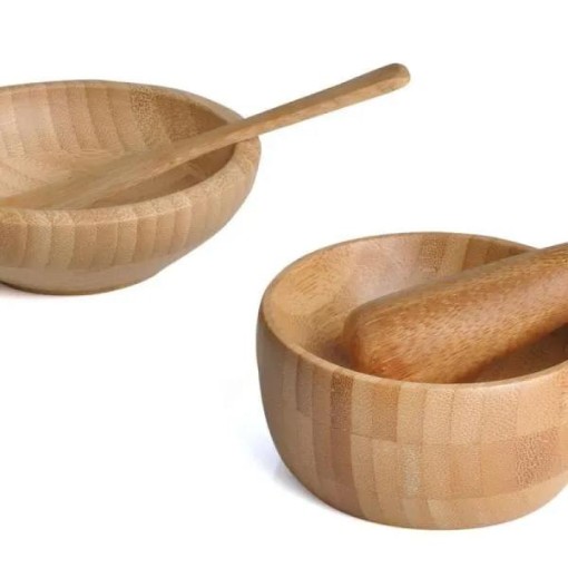 Kit Cumbuca e Amassador de Temperos Personalizado