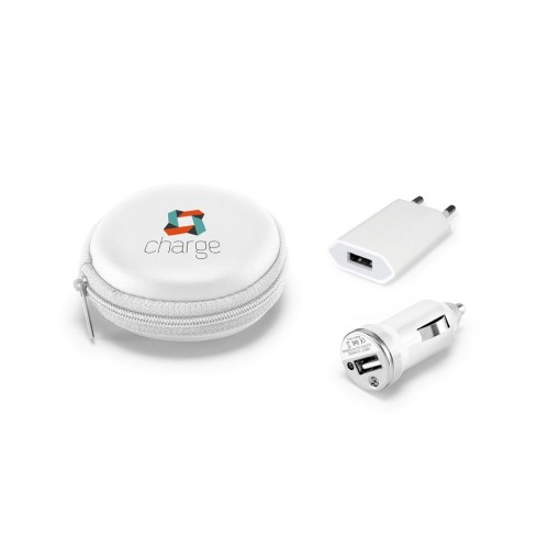 Kit de Adaptadores USB Personalizado Para Viagem