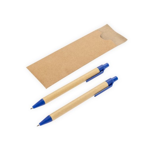 Kit Ecológico Caneta e Lapiseira Papelão Personalizado