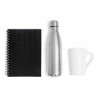 Kit Garrafa, Caneca E Caderno - 3 Pçs Personalizado 