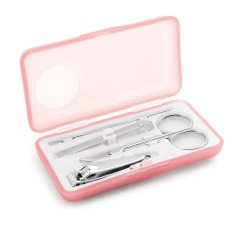 Kit Manicure 4 Peças Com Estojo Plástico Personalizado