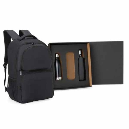 Kit Mochila, Guarda-Chuva E Garrafa - 3 Pçs Personalizado