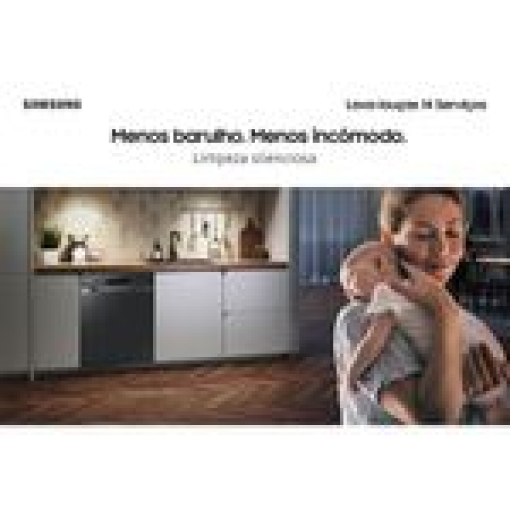 Lava-Louças Limpeza silenciosa, 14 Serviços Black Inox