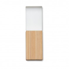 Pen Drive Cristal e Bambu Personalizado