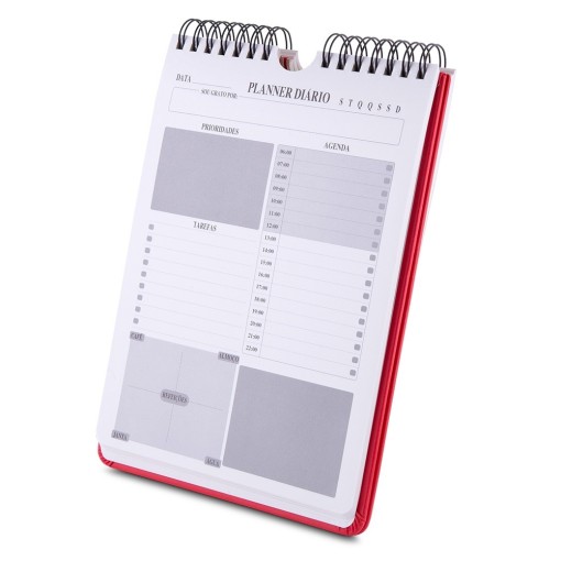 Planner Diário PU Personalizado