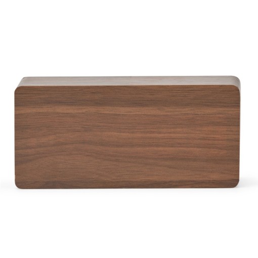 Relógio Despertador de Madeira Com Painel LED Personalizado