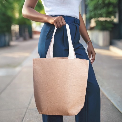 Sacola em Juta Personalizada